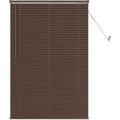vidaXL Żaluzja wenecka Ciemnobrązowy ze wzorem 150 x 90 cm PVC vidaXL Żaluzja wenecka Ciemnobrązowy ze wzorem 150 x 90 cm PVC