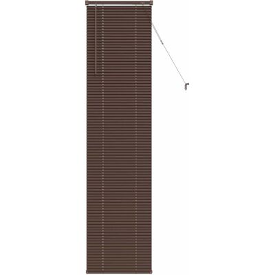 vidaXL Żaluzja wenecka Ciemnobrązowy ze wzorem 213 x 60 cm PVC vidaXL Żaluzja wenecka Ciemnobrązowy ze wzorem 213 x 60 cm PVC