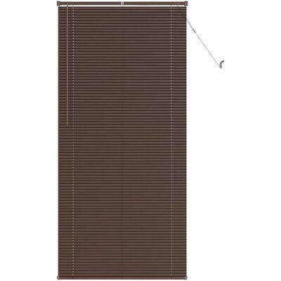 vidaXL Żaluzja wenecka Ciemnobrązowy ze wzorem 213 x 70 cm PVC vidaXL Żaluzja wenecka Ciemnobrązowy ze wzorem 213 x 70 cm PVC