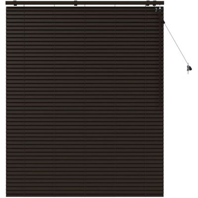 vidaXL Żaluzja wenecka Ciemny brąz 140 x 160 cm 35 mm vidaXL Żaluzja wenecka Ciemny brąz 140 x 160 cm 35 mm