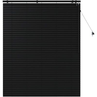 vidaXL Żaluzja wenecka Czarny 130 x 160 cm 35 mm vidaXL Żaluzja wenecka Czarny 130 x 160 cm 35 mm