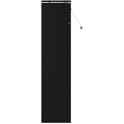 vidaXL Żaluzja wenecka Czarny 55 x 250 cm 35 mm vidaXL Żaluzja wenecka Czarny 55 x 250 cm 35 mm