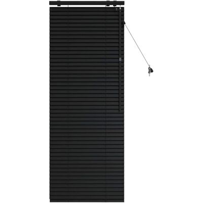 vidaXL Żaluzja wenecka Czarny 65 x 160 cm 35 mm vidaXL Żaluzja wenecka Czarny 65 x 160 cm 35 mm