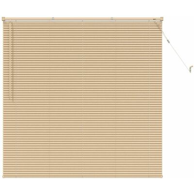 vidaXL Żaluzja wenecka Jasnobrązowy ze wzorem 150 x 140 cm PVC vidaXL Żaluzja wenecka Jasnobrązowy ze wzorem 150 x 140 cm PVC