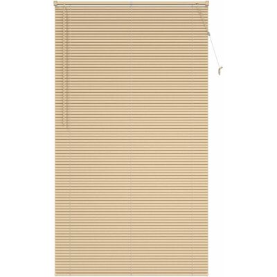 vidaXL Żaluzja wenecka Jasnobrązowy ze wzorem 213 x 120 cm PVC vidaXL Żaluzja wenecka Jasnobrązowy ze wzorem 213 x 120 cm PVC