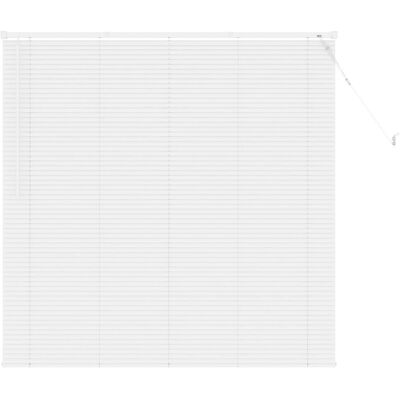 vidaXL Żaluzja wenecka Z regulacją Biały 150 x 160 cm PVC vidaXL Żaluzja wenecka Z regulacją Biały 150 x 160 cm PVC