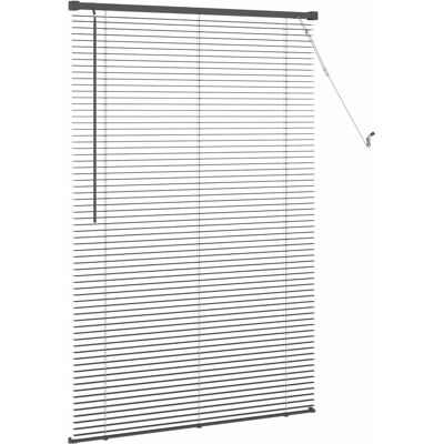 vidaXL Żaluzja wenecka Z regulacją Czarny 150 x 90 cm PVC vidaXL Żaluzja wenecka Z regulacją Czarny 150 x 90 cm PVC