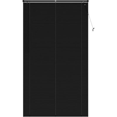 vidaXL Żaluzja wenecka Z regulacją Czarny 213 x 120 cm PVC vidaXL Żaluzja wenecka Z regulacją Czarny 213 x 120 cm PVC