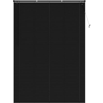 vidaXL Żaluzja wenecka Z regulacją Czarny 213 x 140 cm PVC vidaXL Żaluzja wenecka Z regulacją Czarny 213 x 140 cm PVC
