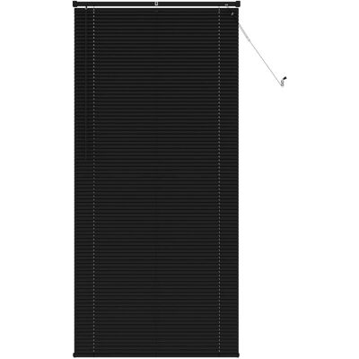 vidaXL Żaluzja wenecka Z regulacją Czarny 213 x 70 cm PVC vidaXL Żaluzja wenecka Z regulacją Czarny 213 x 70 cm PVC