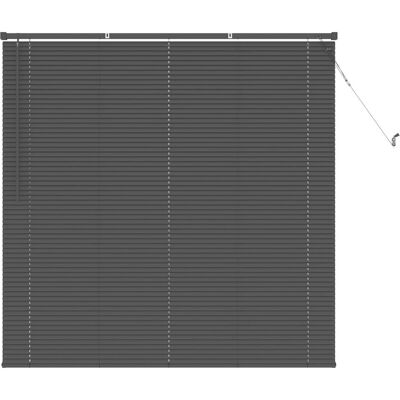 vidaXL Żaluzja wenecka Z regulacją Srebrnoszary 150 x 160 cm PVC vidaXL Żaluzja wenecka Z regulacją Srebrnoszary 150 x 160 cm PVC