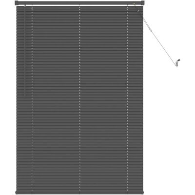 vidaXL Żaluzja wenecka Z regulacją Srebrnoszary 150 x 80 cm PVC vidaXL Żaluzja wenecka Z regulacją Srebrnoszary 150 x 80 cm PVC