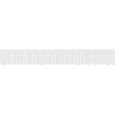 vidaXL Zasłony z zasłonami Biały 1200 x 80 cm Poliester vidaXL Zasłony z zasłonami Biały 1200 x 80 cm Poliester