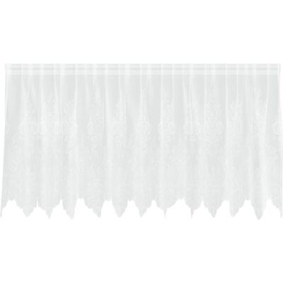 vidaXL Zasłony z zasłonami Biały 300 x 80 cm Poliester vidaXL Zasłony z zasłonami Biały 300 x 80 cm Poliester