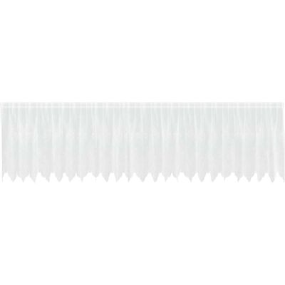 vidaXL Zasłony z zasłonami Biały 600 x 80 cm Poliester vidaXL Zasłony z zasłonami Biały 600 x 80 cm Poliester