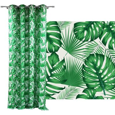 Vipro Group - D404-100 - 140x250 - Monstera print - Zasłona Vipro Group - D404-100 - 140x250 - Monstera print - Zasłona