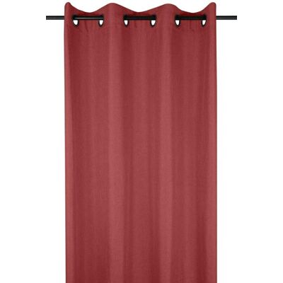 STOF Zasłona Bea 140X280 Czerwona Elegancka Z Przelotkami STOF Zasłona Bea 140X280 Czerwona Elegancka Z Przelotkami