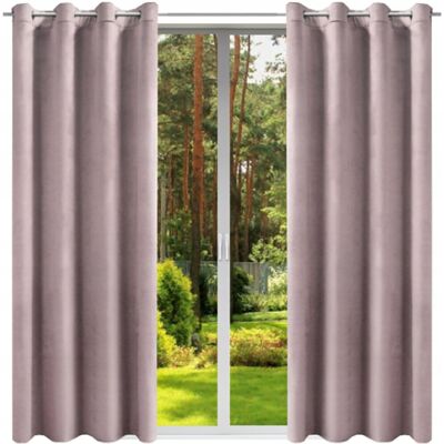 ART ZASŁONA GOTOWA WELUROWA 140x220 NA KÓŁKACH ZASŁONA VELVET NA PRZELOTKACH ART ZASŁONA GOTOWA WELUROWA 140x220 NA KÓŁKACH ZASŁONA VELVET NA PRZELOTKACH