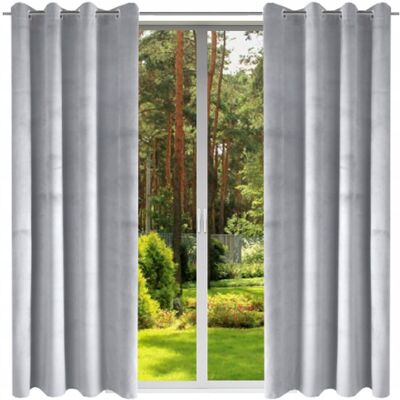 ART ZASŁONA GOTOWA WELUROWA 140x270 NA PRZELOTKACH ZASŁONY GŁADKIE VELVET ART ZASŁONA GOTOWA WELUROWA 140x270 NA PRZELOTKACH ZASŁONY GŁADKIE VELVET