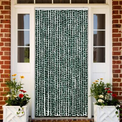 VMP Zasłona przeciwko owadom, zieleń i biel, 100x220 cm, szenil VMP Zasłona przeciwko owadom, zieleń i biel, 100x220 cm, szenil