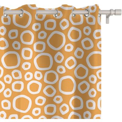 DECORDRUK Zasłona Summer Wzór Sm25 Abstrakcyjne Kółka 150 X 230 Cm Tkanina Zaciemniająca DECORDRUK Zasłona Summer Wzór Sm25 Abstrakcyjne Kółka 150 X 230 Cm Tkanina Zaciemniająca