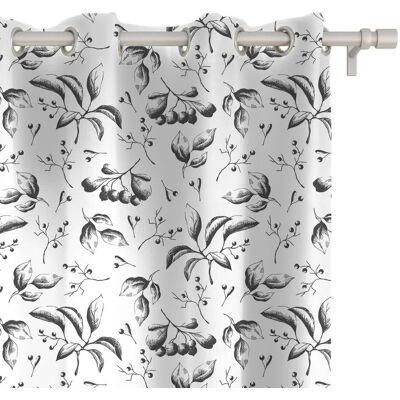 DECORDRUK Zasłona SUMMER wzór SM37 wiśnia 150 x 280 cm tkanina zaciemniająca DECORDRUK Zasłona SUMMER wzór SM37 wiśnia 150 x 280 cm tkanina zaciemniająca