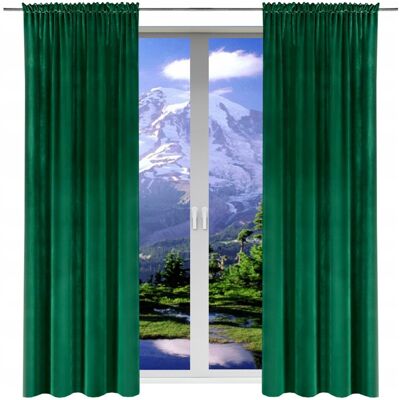 ART Zasłony gotowe WELUR 140x250 zasłonki gładkie matowe na taśmie velvet 2 szt ART Zasłony gotowe WELUR 140x250 zasłonki gładkie matowe na taśmie velvet 2 szt