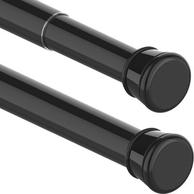 Inny producent Drążek Teleskopowy Do Zasłon Montowany Bez Wiercenia, Czarny, O Długości 83-160 Cm I Średnicy 25 Mm, Idealny Do Łazienki, Okien, Szaf I Garderoby, 1.. Inny producent Drążek Teleskopowy Do Zasłon Montowany Bez Wiercenia, Czarny, O Długości 83-160 Cm I Średnicy 25 Mm, Idealny Do Łazienki, Okien, Szaf I Garderoby, 1..