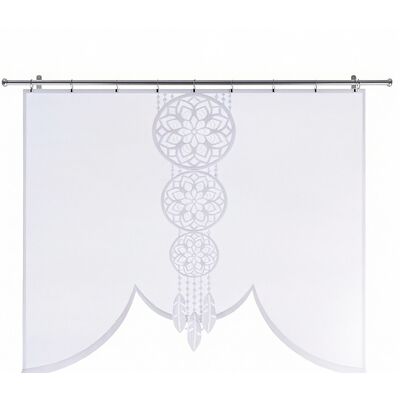 Firanka Gotowa A'La Panel Sistri 160 X 150 Cm Biały Żakard Łapacz Snów Wisan Wn56s5 150 Firanka Gotowa A'La Panel Sistri 160 X 150 Cm Biały Żakard Łapacz Snów Wisan Wn56s5 150
