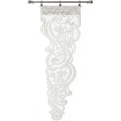 Firanka Gotowa A'La Panel Trisa 30 X 110 Cm Biały Żakard Wisan Wn24t2 110 Firanka Gotowa A'La Panel Trisa 30 X 110 Cm Biały Żakard Wisan Wn24t2 110