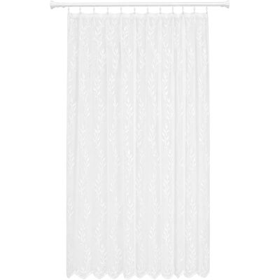 Firanka Gotowa Bigorre 140 X 245 Cm Biały Żakard Motyw Roślinny Wisan Wn85b9 245 Firanka Gotowa Bigorre 140 X 245 Cm Biały Żakard Motyw Roślinny Wisan Wn85b9 245