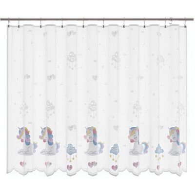 Firanka Gotowa Kolorowy Jednorożec 220 X 120 Cm Żakard Bajkowy Wzór Wisan Wn23j9 120 Firanka Gotowa Kolorowy Jednorożec 220 X 120 Cm Żakard Bajkowy Wzór Wisan Wn23j9 120