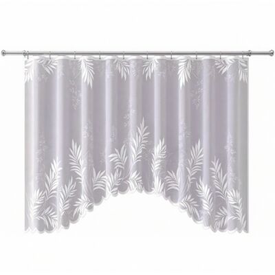 Firanka Gotowa Salza 400x150 Cm Biały Żakard Wzór Roślinny Wisan Wn78s9 150 Firanka Gotowa Salza 400x150 Cm Biały Żakard Wzór Roślinny Wisan Wn78s9 150
