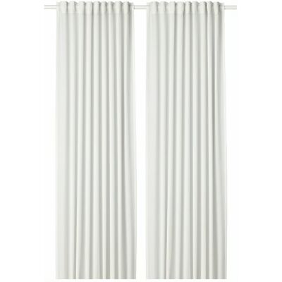 Ikea Hilja Zasłony Komplet Białe 145x250cm Ikea Hilja Zasłony Komplet Białe 145x250cm