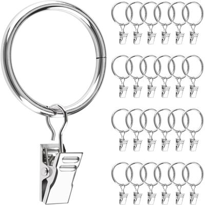 Inny producent Pierścienie Do Zasłon I Firan Z Klipsami 25 Szt. 32 Mm Metalowe Do Drążka Inny producent Pierścienie Do Zasłon I Firan Z Klipsami 25 Szt. 32 Mm Metalowe Do Drążka