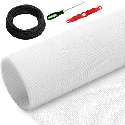 Inny producent Siatka Okienna 250x120cm Przeciw Owadom Trwała Wytrzymała Biała Inny producent Siatka Okienna 250x120cm Przeciw Owadom Trwała Wytrzymała Biała
