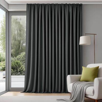 Inny producent Zasłona 300x220cm Ciemnoszara Izolacyjna Zaciemniająca Termiczna Jeden Inny producent Zasłona 300x220cm Ciemnoszara Izolacyjna Zaciemniająca Termiczna Jeden