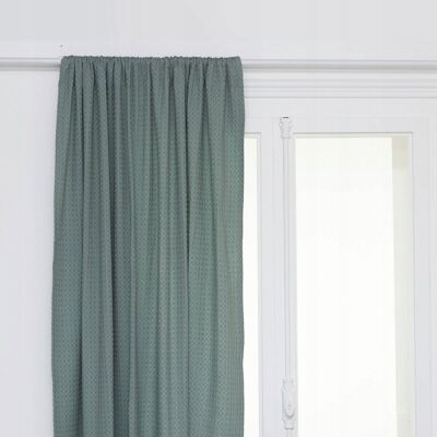 Atmosphera Zasłona Na Taśmie Baełniana Zielona Zasłonka Z Bawełny 130 X 260 Cm Atmosphera Zasłona Na Taśmie Baełniana Zielona Zasłonka Z Bawełny 130 X 260 Cm