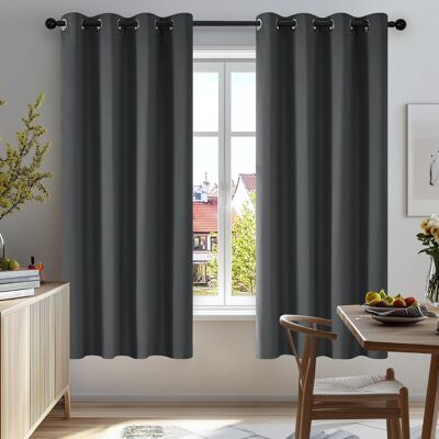 Inny producent Zasłona Panelowa Zaciemniająca Izolowana Termicznie Na Przelotkach B132 X H138 Cm (2 Panele) / Ciemnoszary Inny producent Zasłona Panelowa Zaciemniająca Izolowana Termicznie Na Przelotkach B132 X H138 Cm (2 Panele) / Ciemnoszary