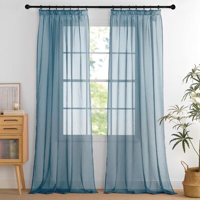 Inny producent Zasłona Zaciemniająca Izolacyjna Poliester 140x245 Cm 2 Panele / Niebieska Mgiełka Inny producent Zasłona Zaciemniająca Izolacyjna Poliester 140x245 Cm 2 Panele / Niebieska Mgiełka