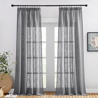 Inny producent Zasłona Zaciemniająca Izolacyjna Poliester 140x245 Cm 2 Panele / Taśma Marszcząca Ciemnoszara Inny producent Zasłona Zaciemniająca Izolacyjna Poliester 140x245 Cm 2 Panele / Taśma Marszcząca Ciemnoszara