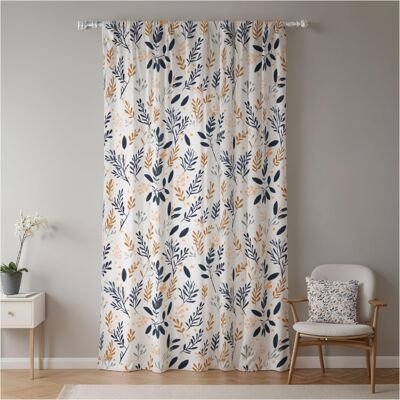 Akuku Zasłona Zaciemniająca Liście Botaniczne Do Sypialni Salonu Panel 135x245cm Akuku Zasłona Zaciemniająca Liście Botaniczne Do Sypialni Salonu Panel 135x245cm