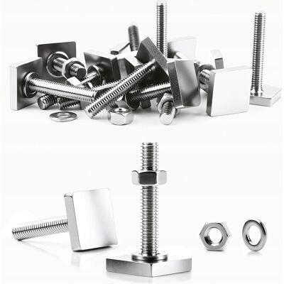 Inny producent ADAPTERY 6 SZTUK M6X35MM T-ROWKOWE STAL NIERDZEWNA TRWAŁE MOCNE Inny producent ADAPTERY 6 SZTUK M6X35MM T-ROWKOWE STAL NIERDZEWNA TRWAŁE MOCNE