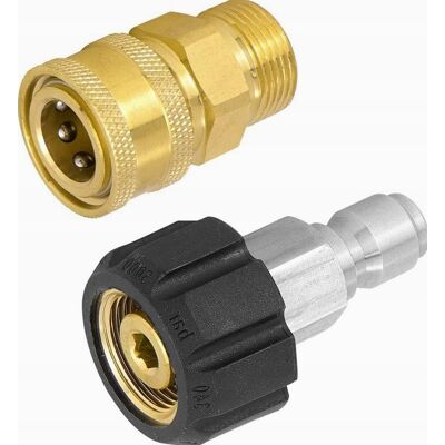 Inny producent Adaptery Złączki M22 3/8 Szybkie Łączenie Komplet Wytrzymałe Solidne Trwałe Inny producent Adaptery Złączki M22 3/8 Szybkie Łączenie Komplet Wytrzymałe Solidne Trwałe