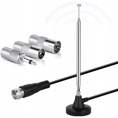 Inny producent Antena Radiowa Wewnętrzna Fm Dab 3 Adaptery Podstawa Magnetyczna Inny producent Antena Radiowa Wewnętrzna Fm Dab 3 Adaptery Podstawa Magnetyczna
