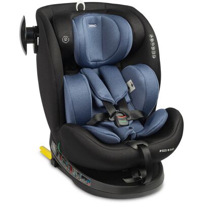 IKS 2 MUCHA Caretero, Fotelik Commo I-size (40-150), Niebieski IKS 2 MUCHA Caretero, Fotelik Commo I-size (40-150), Niebieski