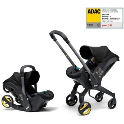 Doona - Mobilny fotelik samochodowy Doona i - Nitro Black Doona - Mobilny fotelik samochodowy Doona i - Nitro Black