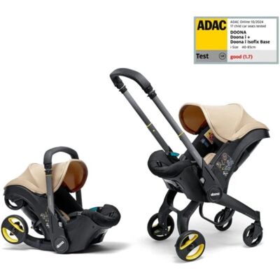 Doona - Mobilny fotelik samochodowy Doona i - Sahara Sand Doona - Mobilny fotelik samochodowy Doona i - Sahara Sand