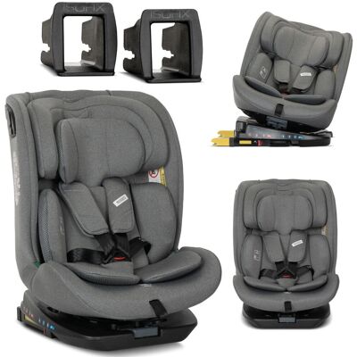 Fotelik 40-150 Cm 0-36kg I-Size Obrotowy Isofix 360 Lorelli Rodeo Szary Fotelik 40-150 Cm 0-36kg I-Size Obrotowy Isofix 360 Lorelli Rodeo Szary