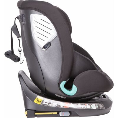 mPTech Fotelik Radjur top tether ISOFIX 40-150 cm, 360, norma i-Size, waga do 36 kg kolor czarny mPTech Fotelik Radjur top tether ISOFIX 40-150 cm, 360, norma i-Size, waga do 36 kg kolor czarny